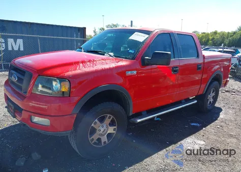 2004 Ford F-150 Fx4/Lariat/Xlt from USA, damaged, VIN 1FTPW14534KC10613